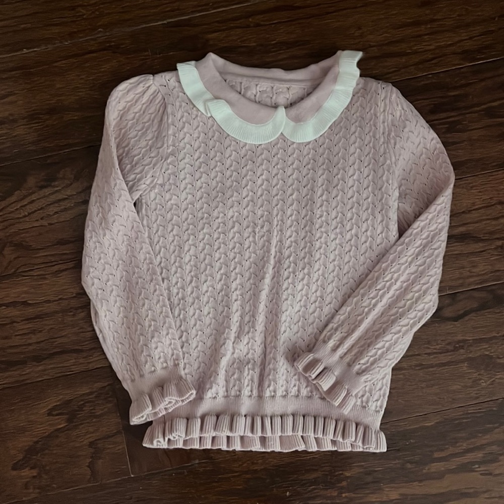 Dusty Rose sweater 5t